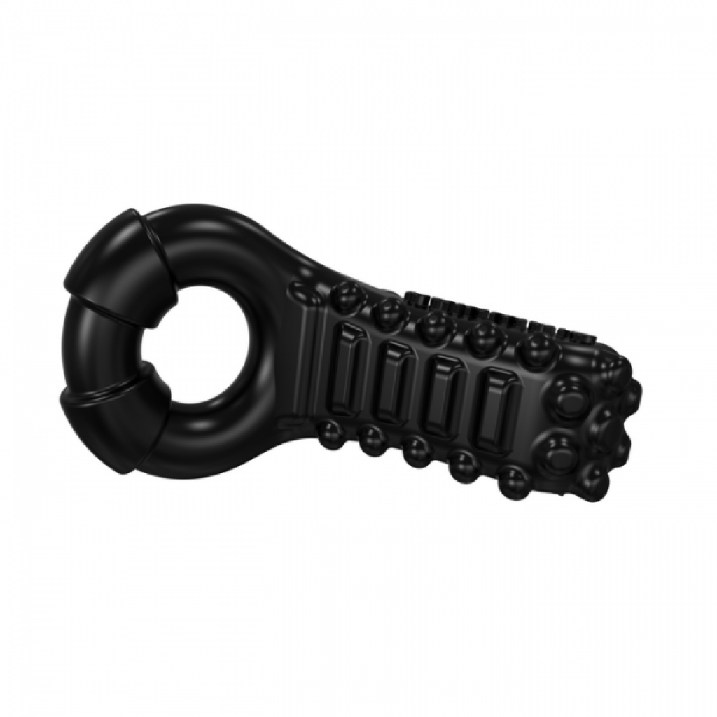 Bathmate Vibe Ring Tickle Black - Bathmate