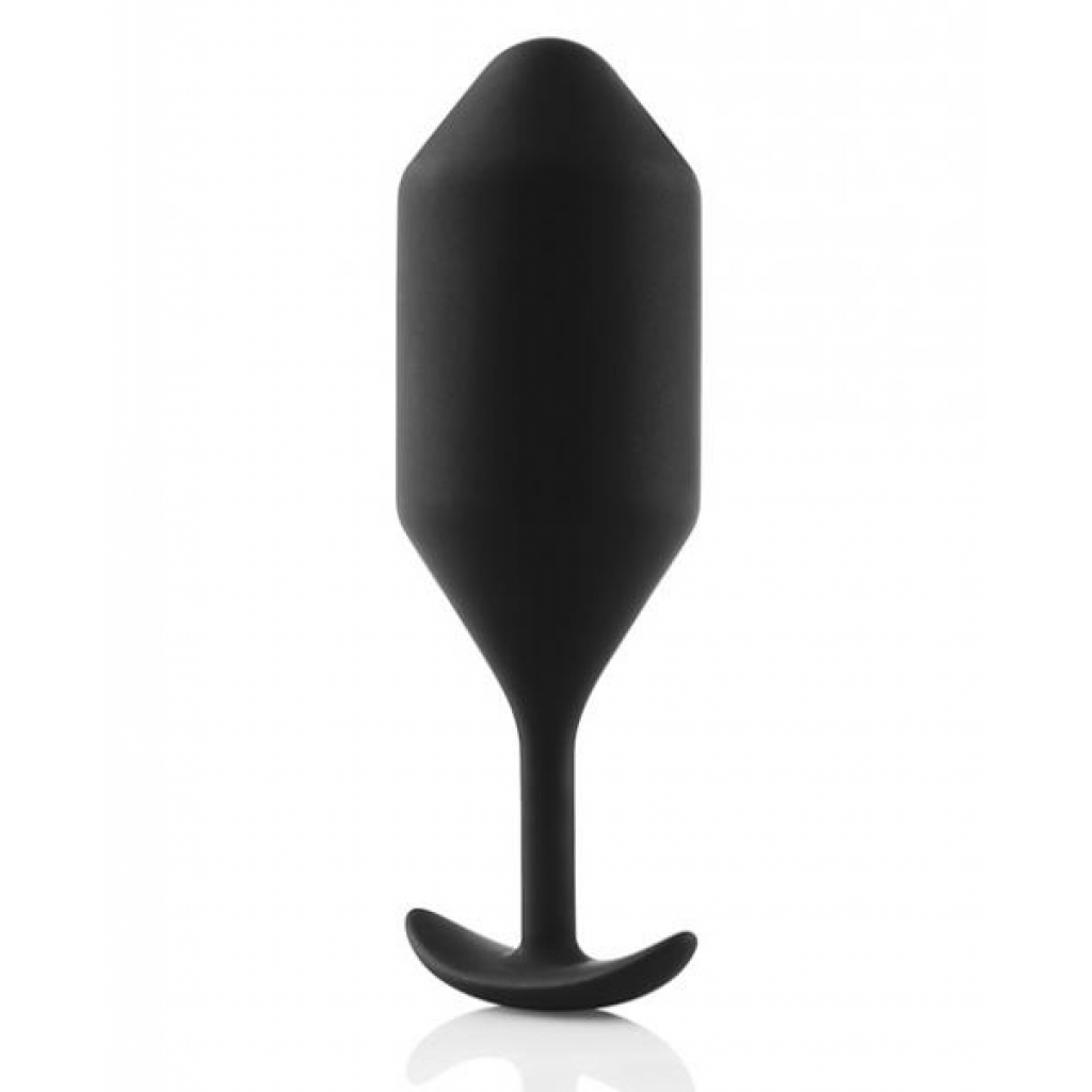 B-Vibe Snug Plug 5 Black Large Butt Plug - B-vibe