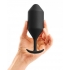 B-Vibe Snug Plug 5 Black Large Butt Plug - B-vibe