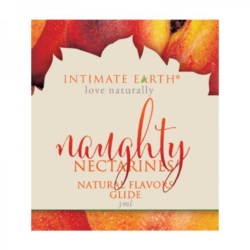 Intimate Earth Naughty Nectarines Glide Foil Pack .10oz - Intimate Earth