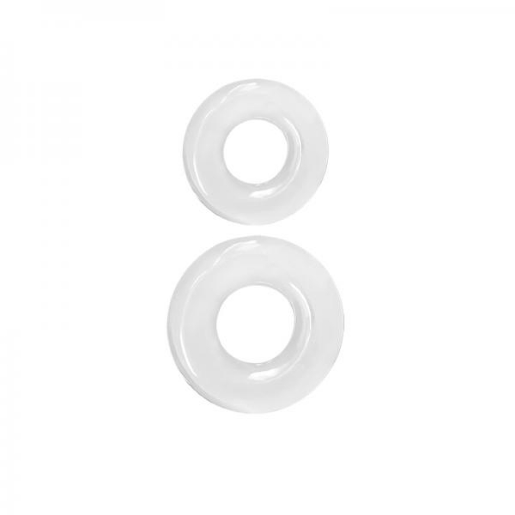 Renegade Double Stack Clear Cock Rings - Ns Novelties