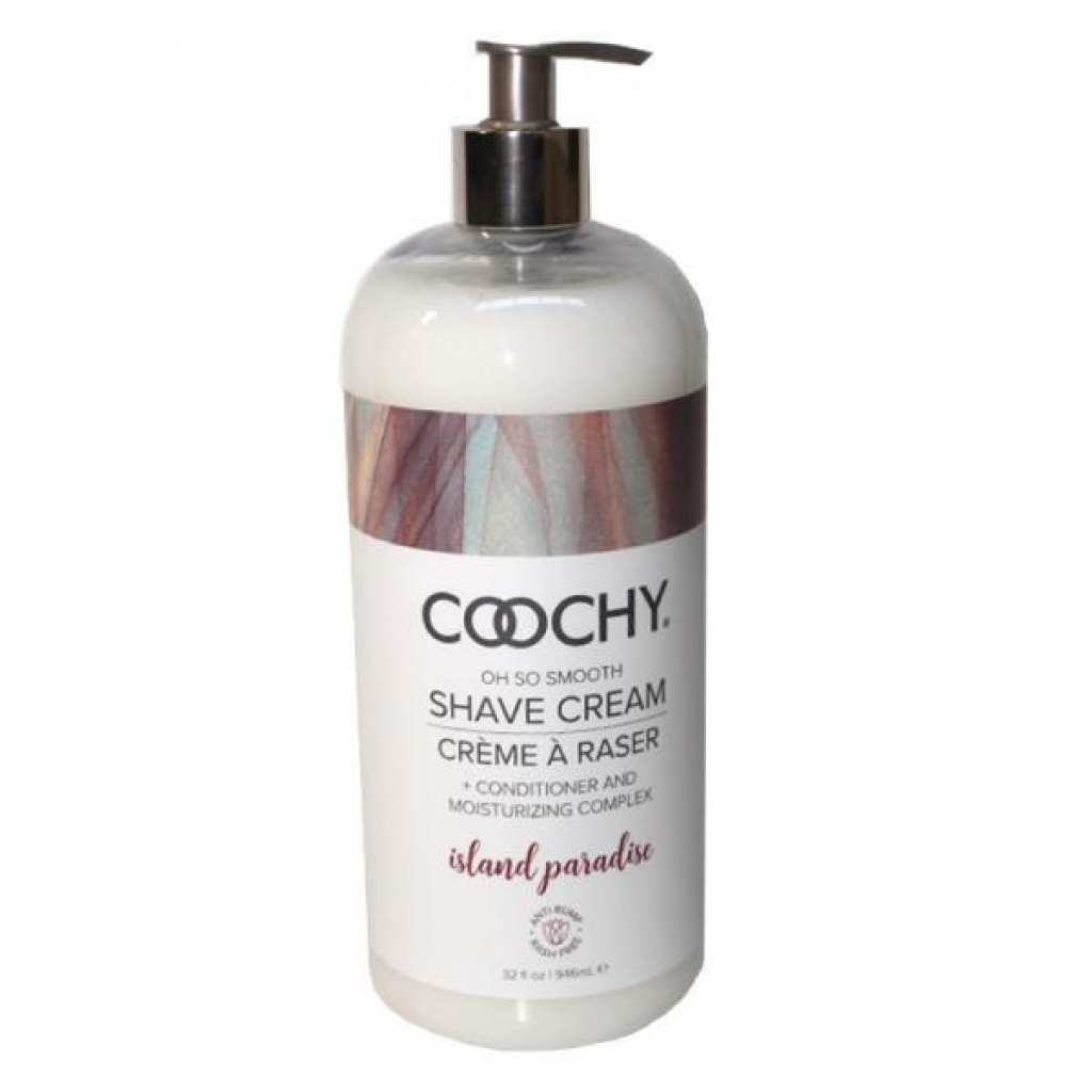 Coochy Shave Cream Island Paradise 32 oz - Coochy