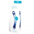 Glas 6 inches Curved Glass G-Spot Dildo Blue - Electric Eel