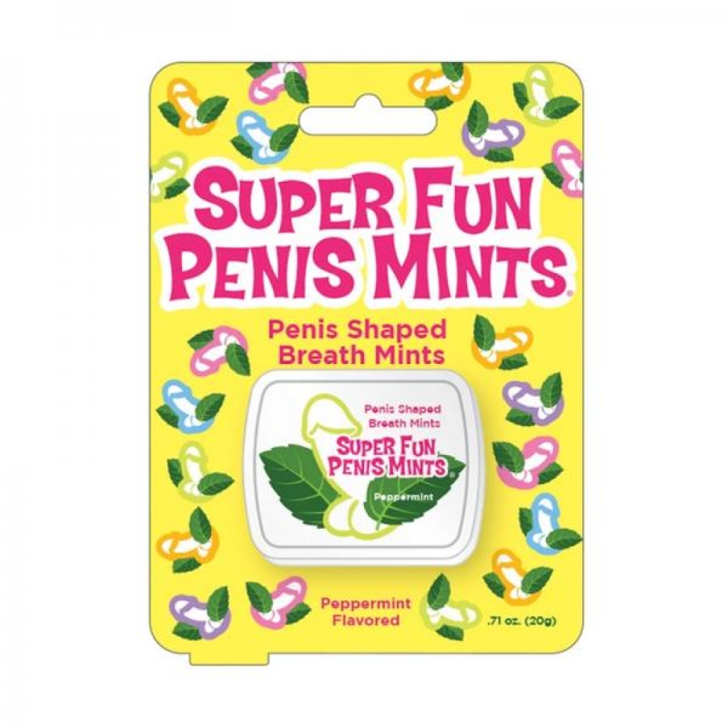 Super Fun Penis Shaped Breath Mints .71oz - Little Genie