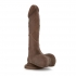 Au Naturel Mister Perfect Dildo in Chocolate Brown