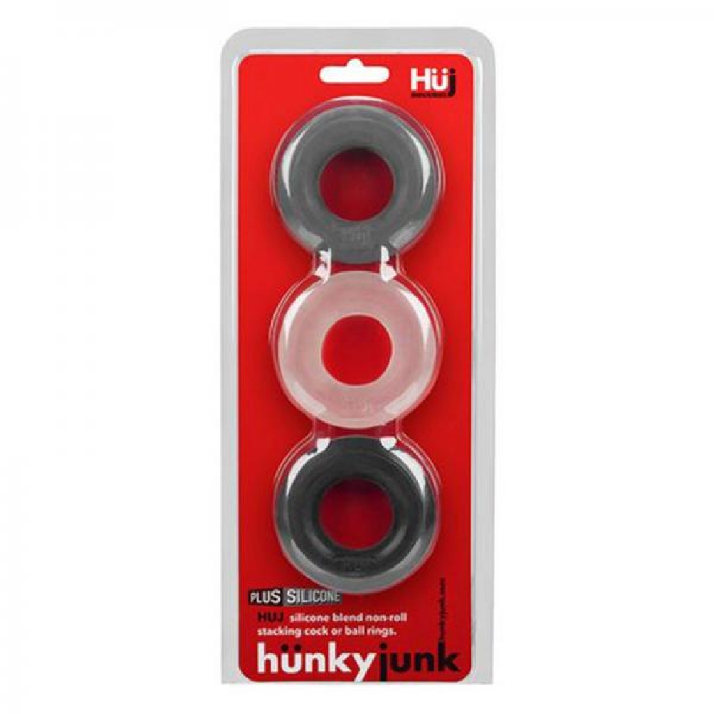 Hunkyjunk HUJ3 3-Pack C-Ring Set - Multi