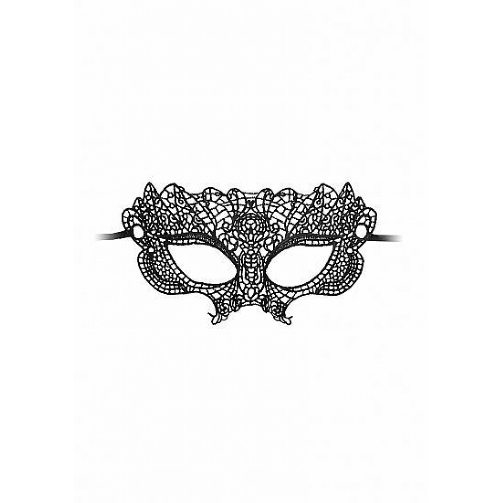 Princess Black Lace Mask - Mystery and Allure Unveiled