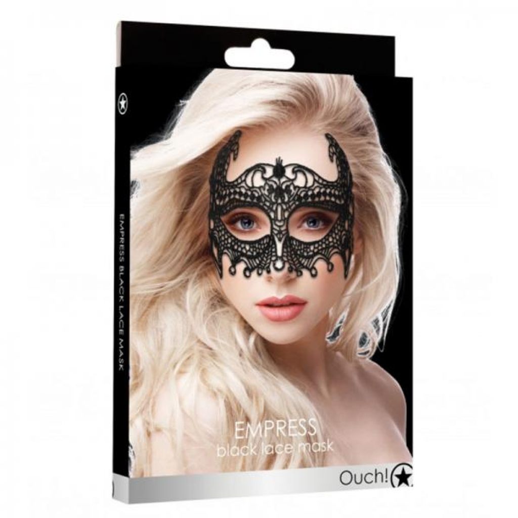 Ouch! Empress Black Lace Mask