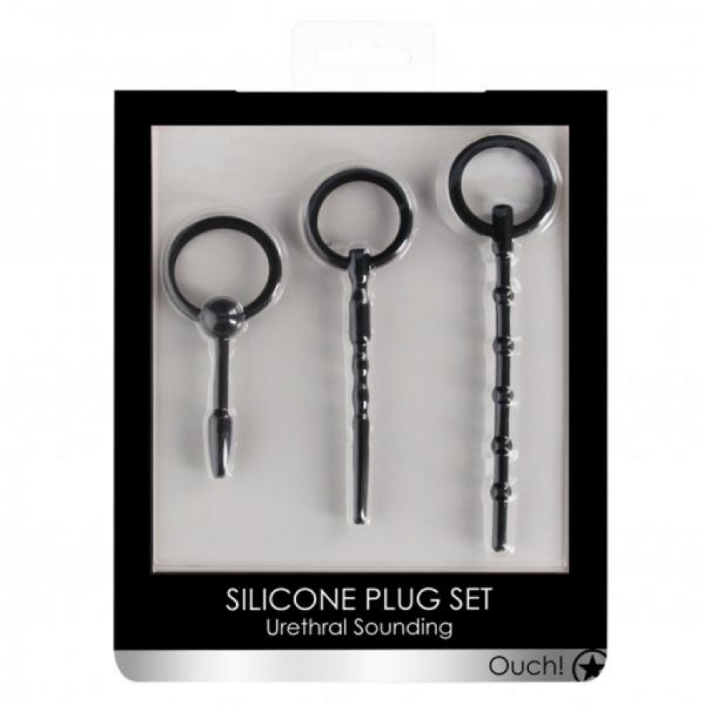 OUCH! Urethral Sounding Silicone Plug Set