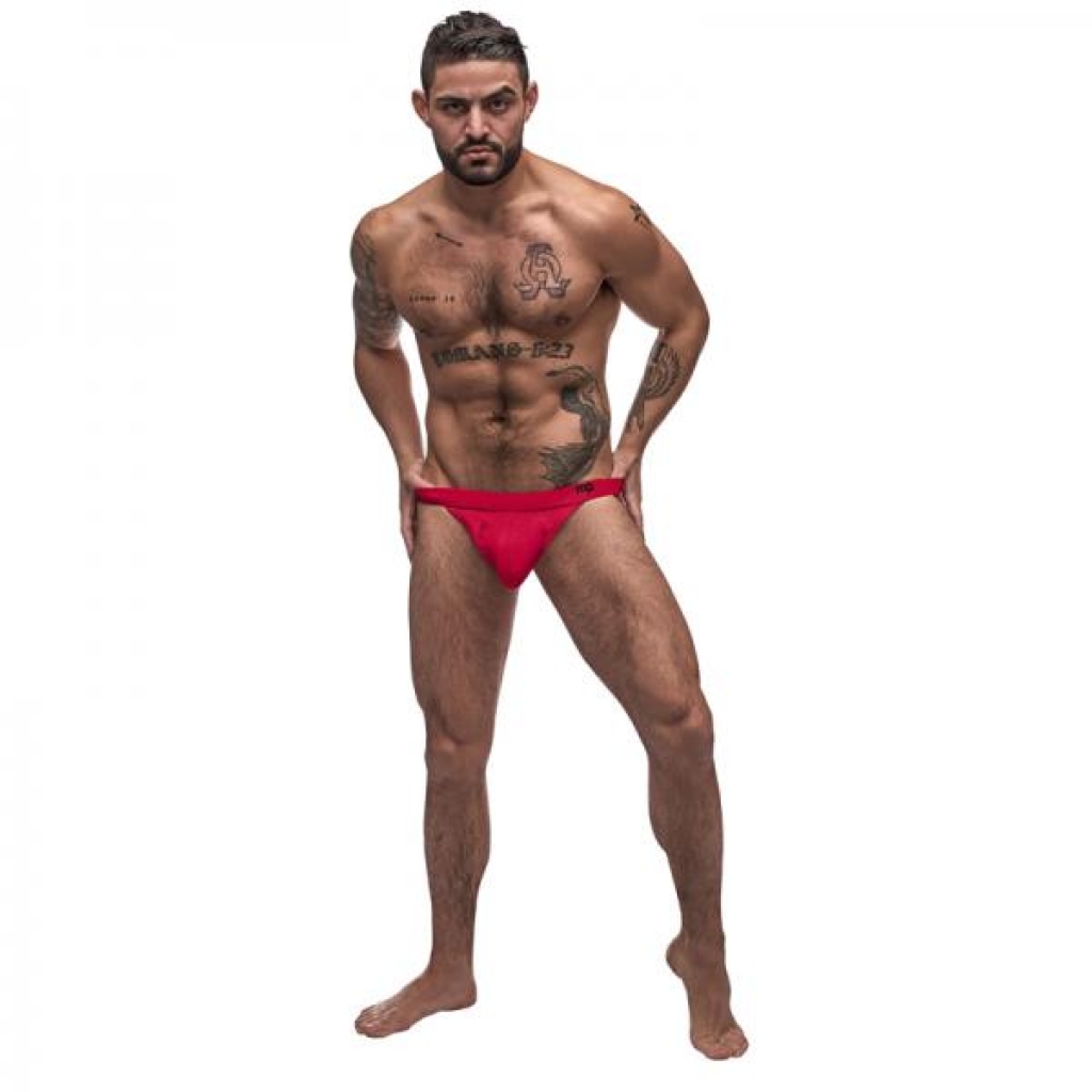 Male Power Pure Comfort Modal Sport Jock - Red Lx