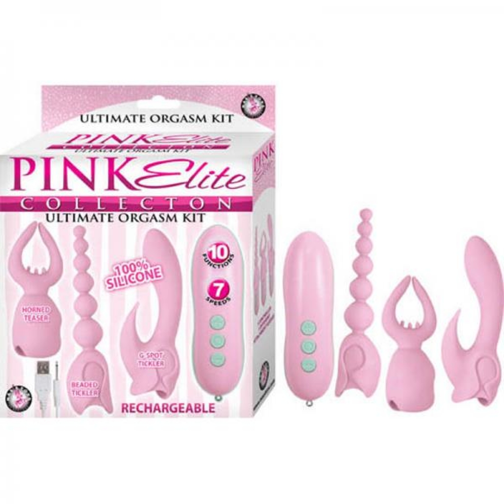 Pink Elite Collection Ultimate Orgasm Kit Pink - Nasstoys