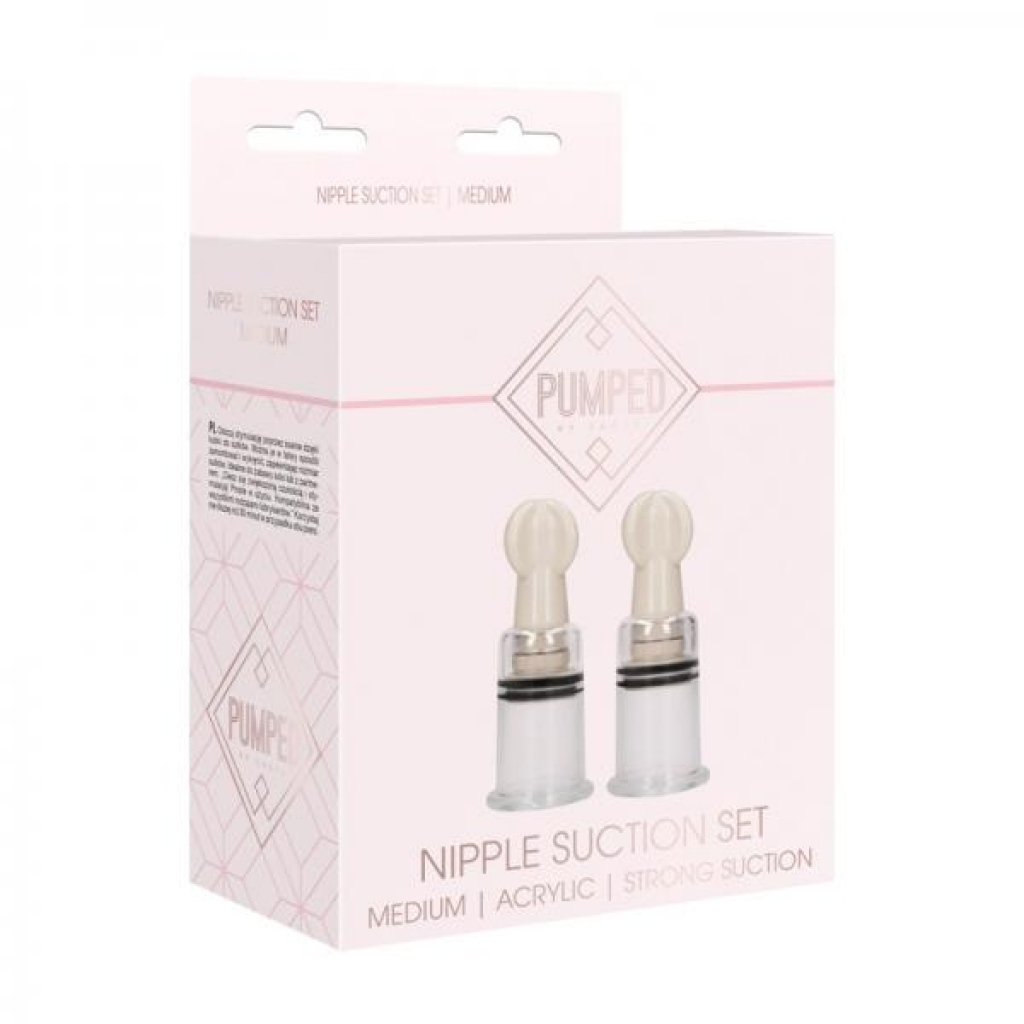 Medium Nipple Suction Cups - Rose