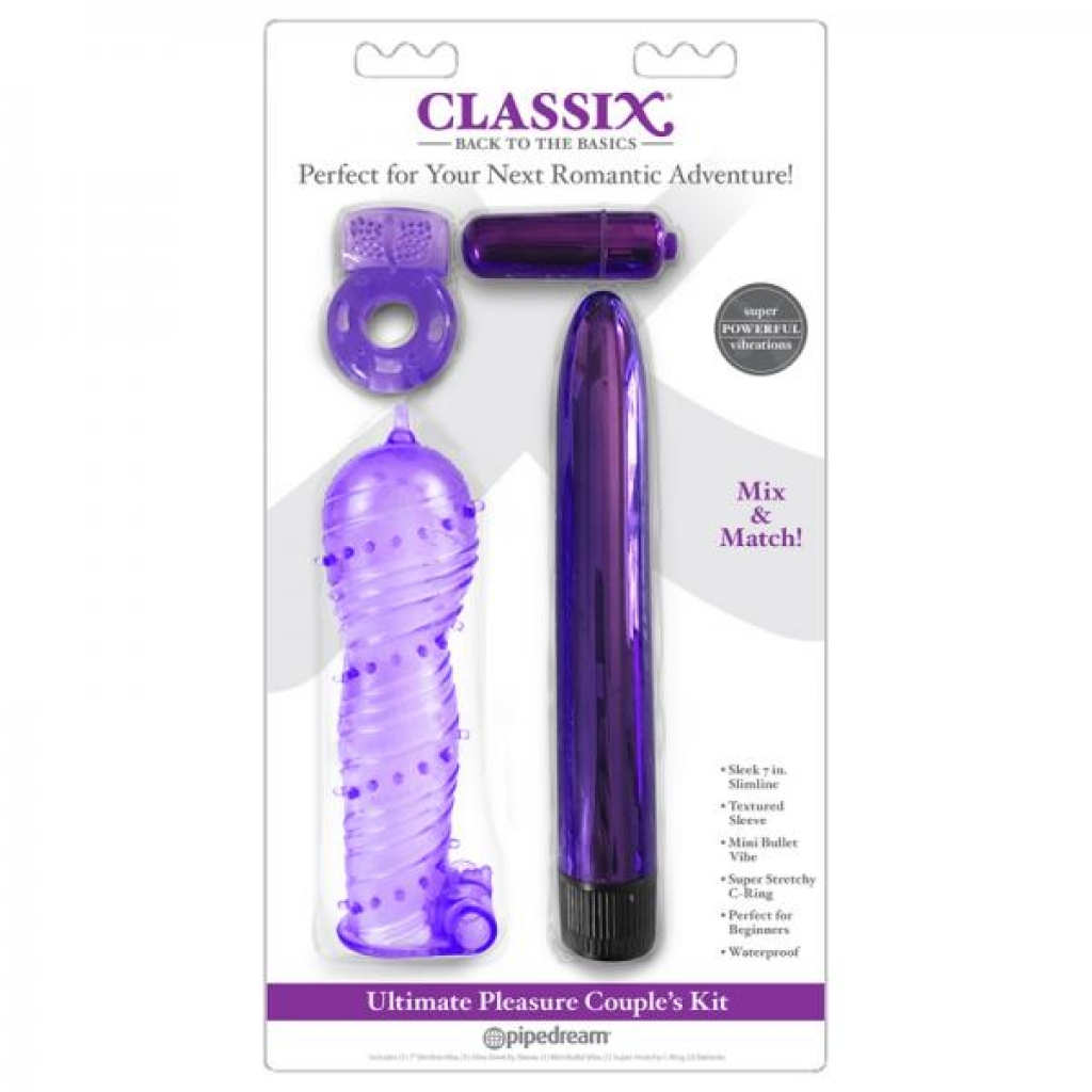 Classix Ultimate Pleasure Couples Kit,purple - Pipedream