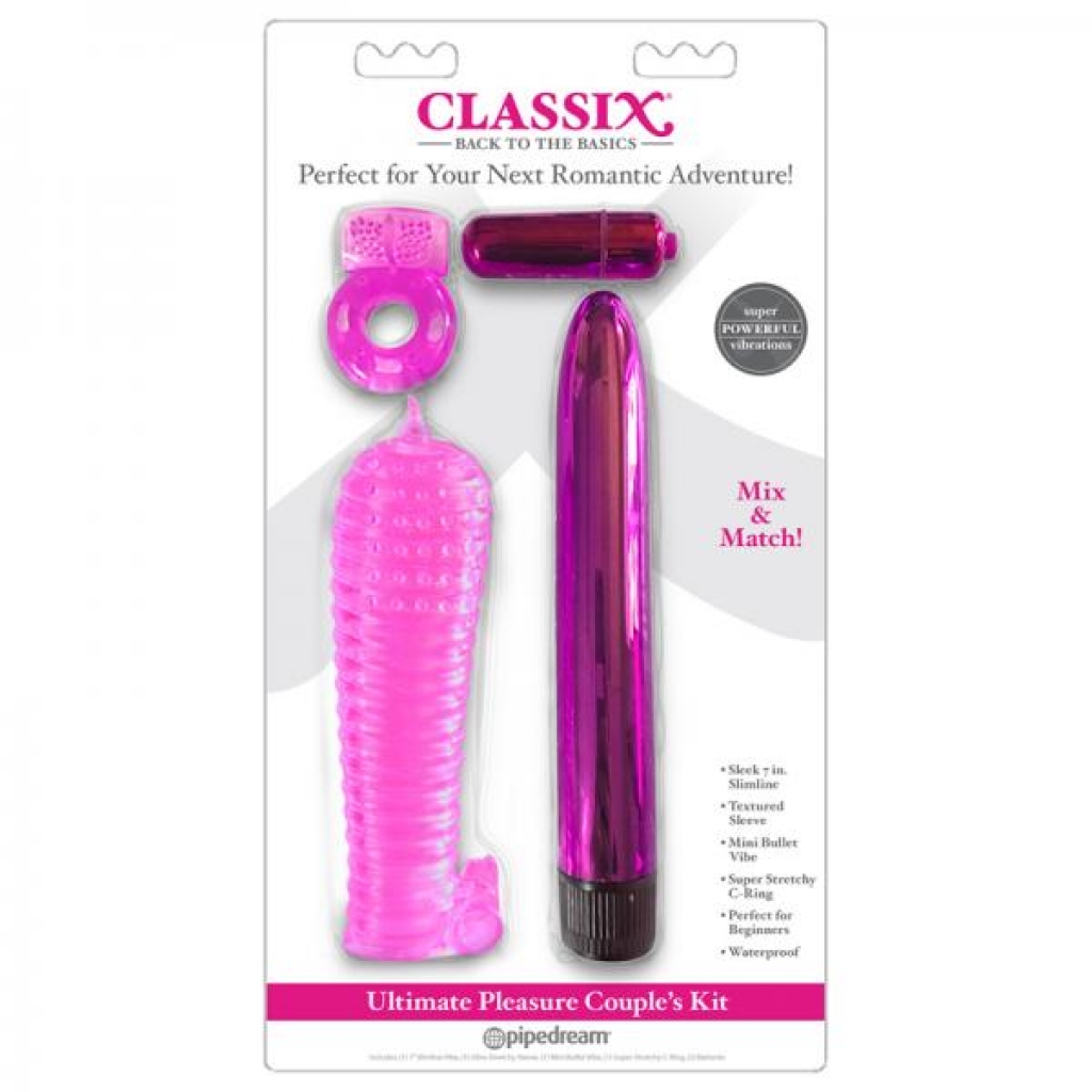 Classix Ultimate Pleasure Couples Kit,pink - Pipedream