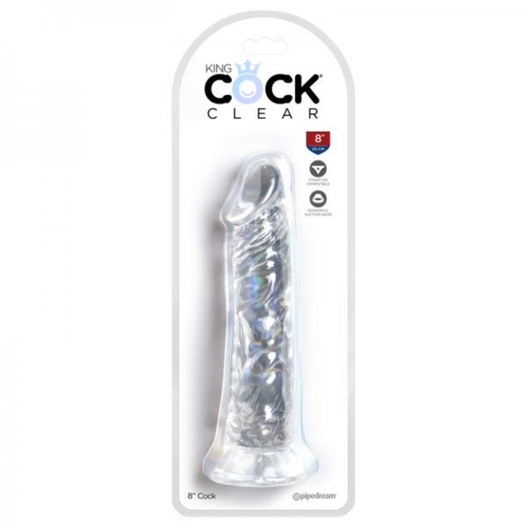 King Cock Clear 8in Cock - Pipedream