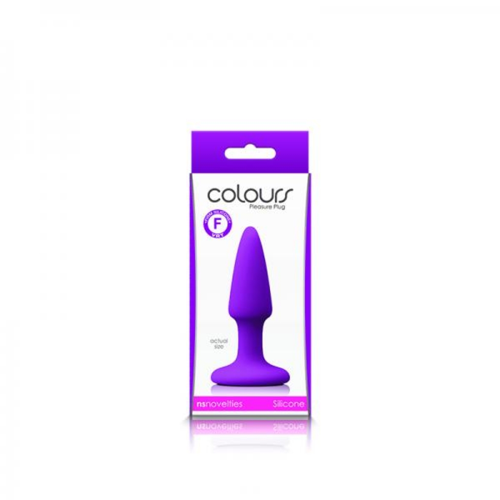 Colors Pleasures Mini Plug Purple - Ns Novelties