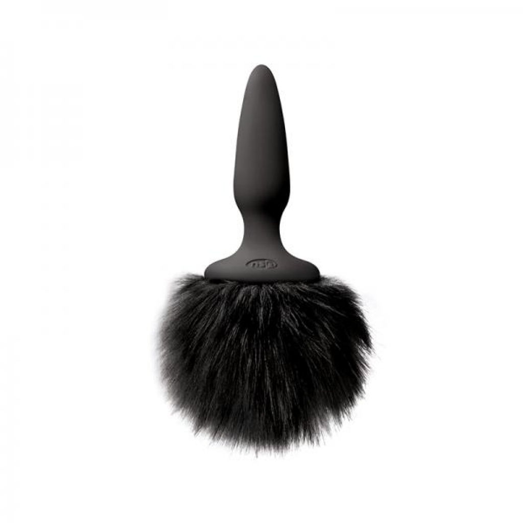 Bunny Tails Mini Black Fur - Ns Novelties