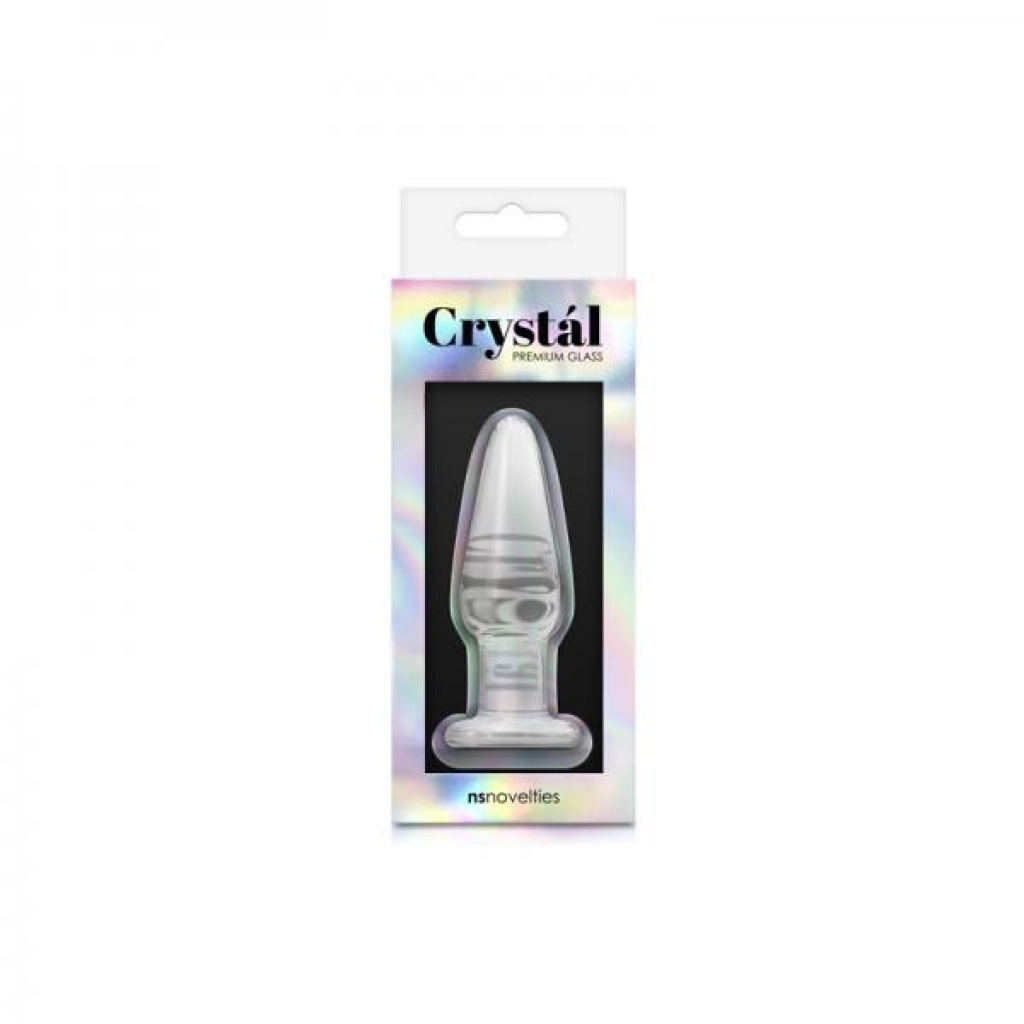 Crystal Tapered Plug Small Clear - Ns Novelties