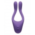 Tryst V2 Bendable Multi Erogenous Zone Massager With Remote Purple - Doc Johnson