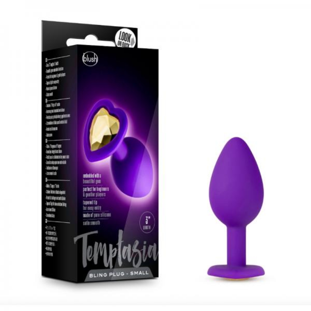 Temptasia - Bling Plug Small - Purple - Blush