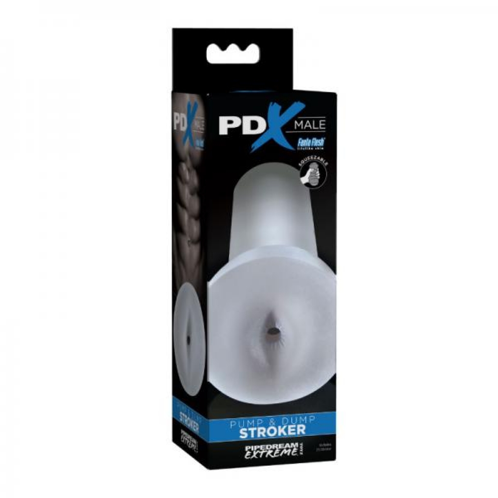 Pdx Male Pump & Dump Stroker - Clear