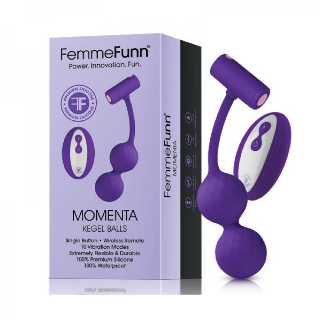 Femmefunn Momenta Kegel Balls Purple - Femmefunn