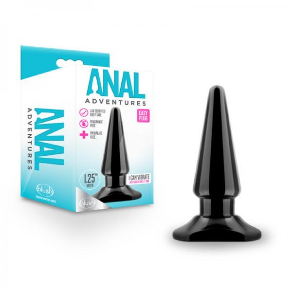 Anal Adventures Easy Plug - Black