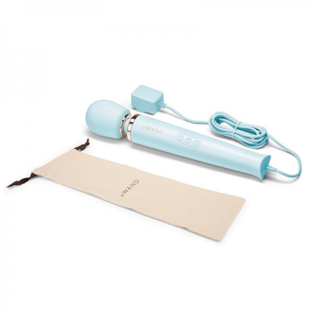 Le Wand Powerful Plug-in Vibrating Massager Sky Blue - Le Wand