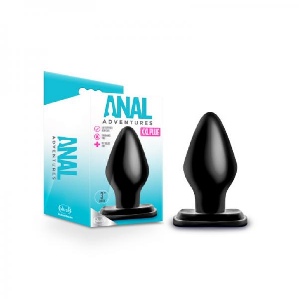 Anal Adventures XXL Plug - Black