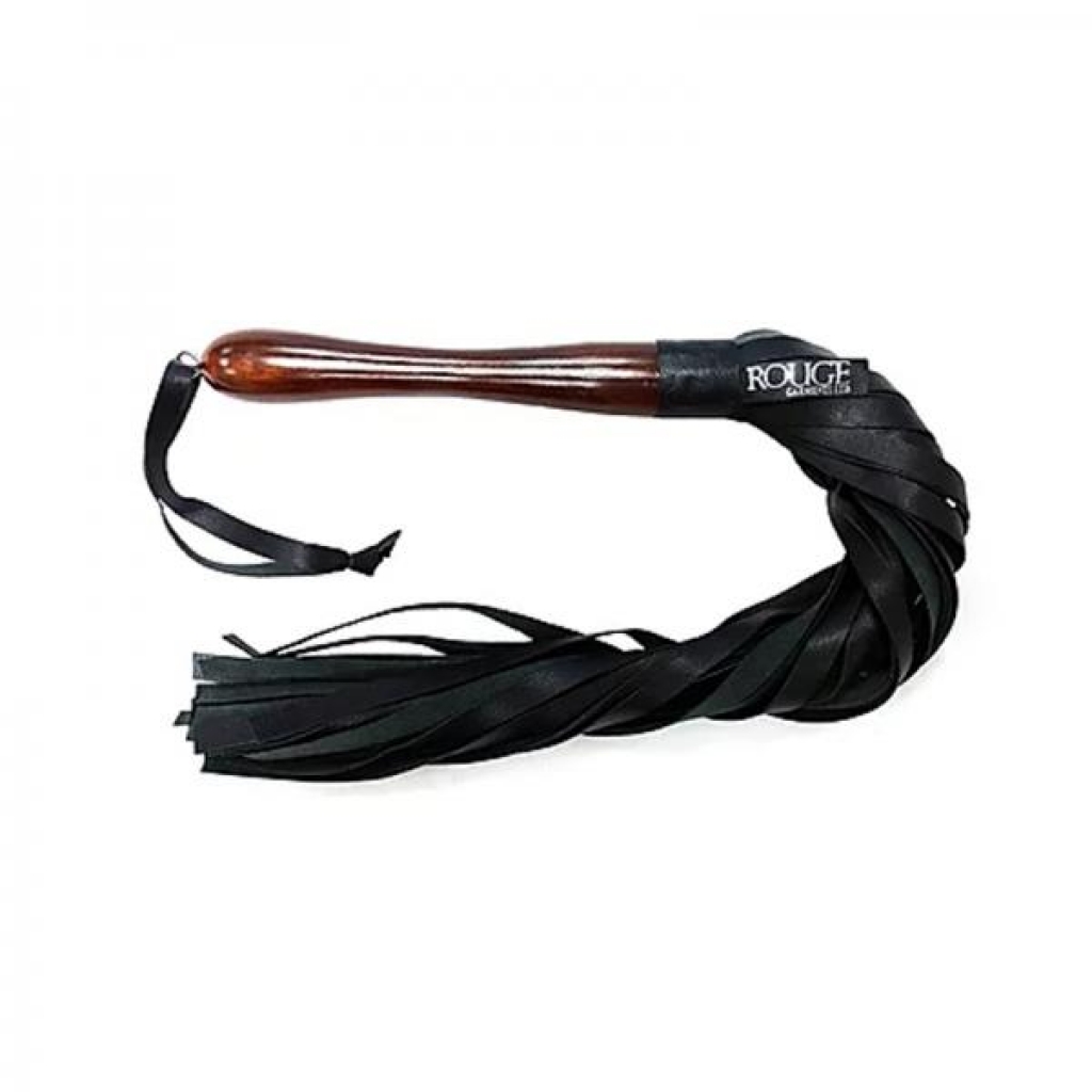 Rouge Wooden Handle Flogger - Rouge Garments