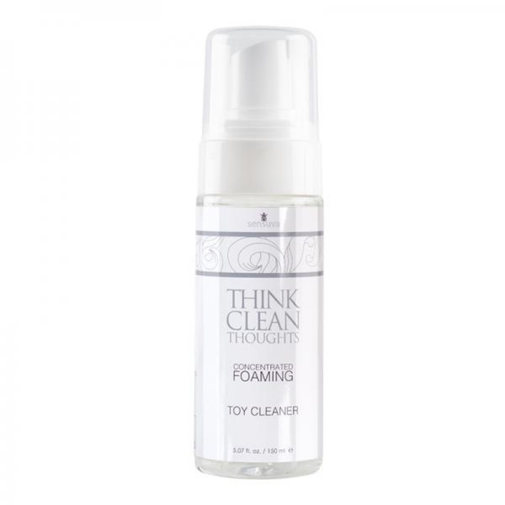 Think Clean Thoughts Foaming Cleaner  4.2oz - Sensuva