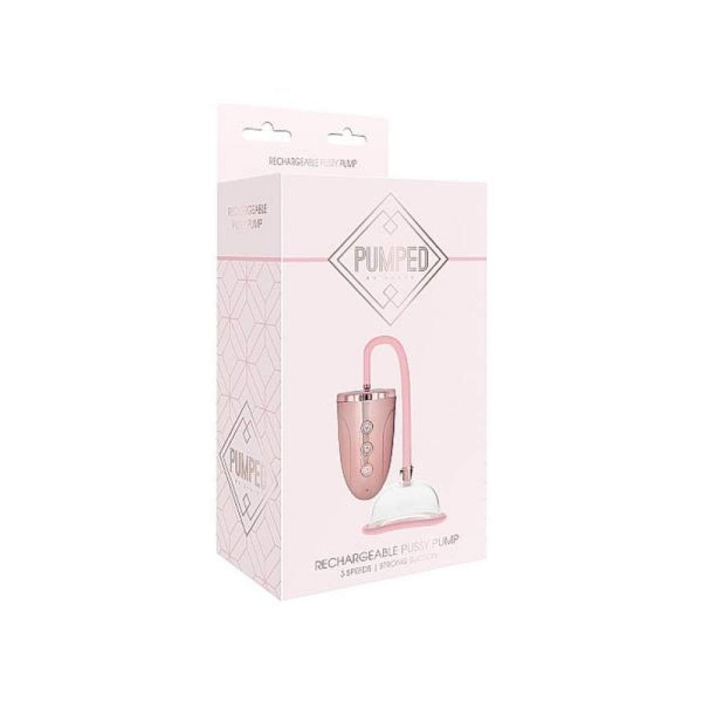 Rechargeable Pussy Pump - Pink - Shots