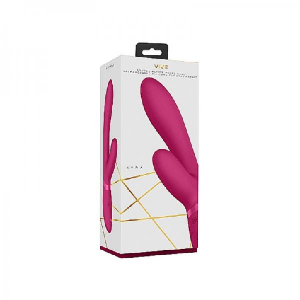 Kyra - Rechargeable Dual-Action Clitoral Rabbit Vibrator - Pink