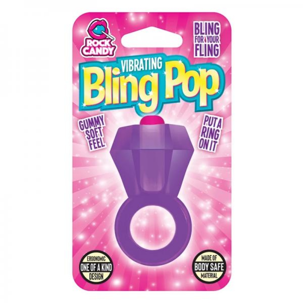 Bling Pop Ring - Purple - Rock Candy