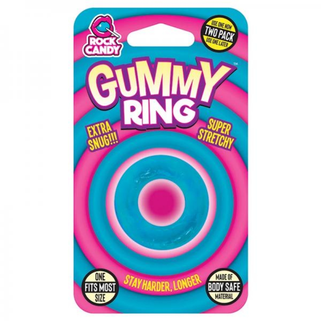 Gummy Ring - Blue - Rock Candy