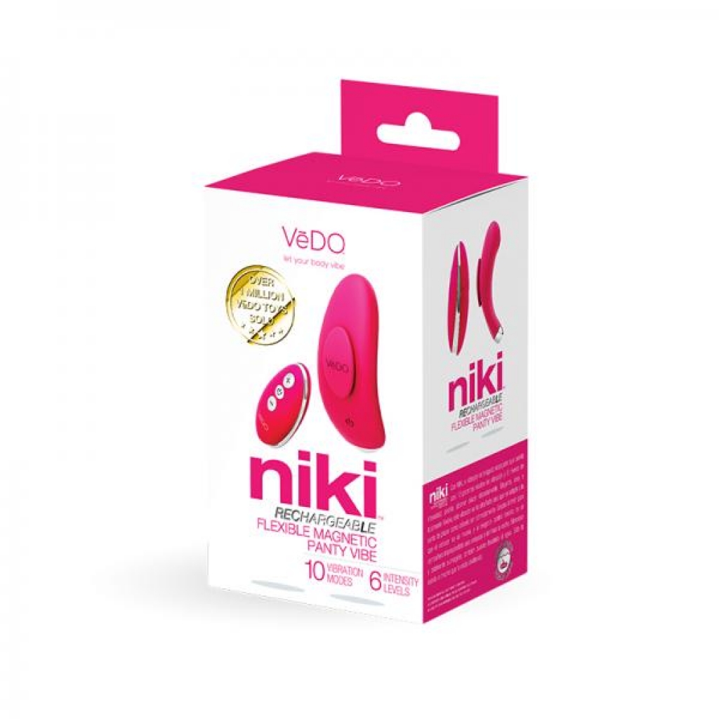 Niki Rechargeable Panty Vibe - Foxy Pink