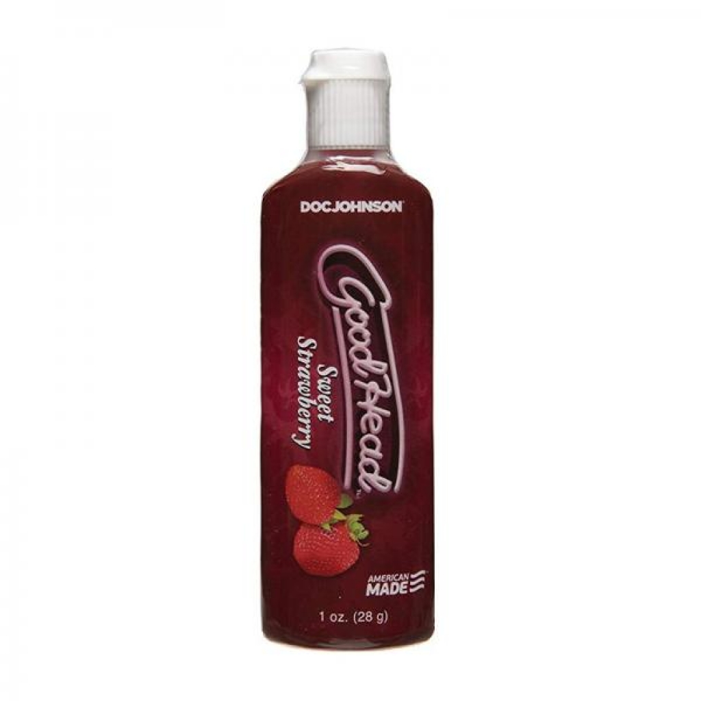 Goodhead Strawberry Oral Gel 1oz. - Doc Johnson