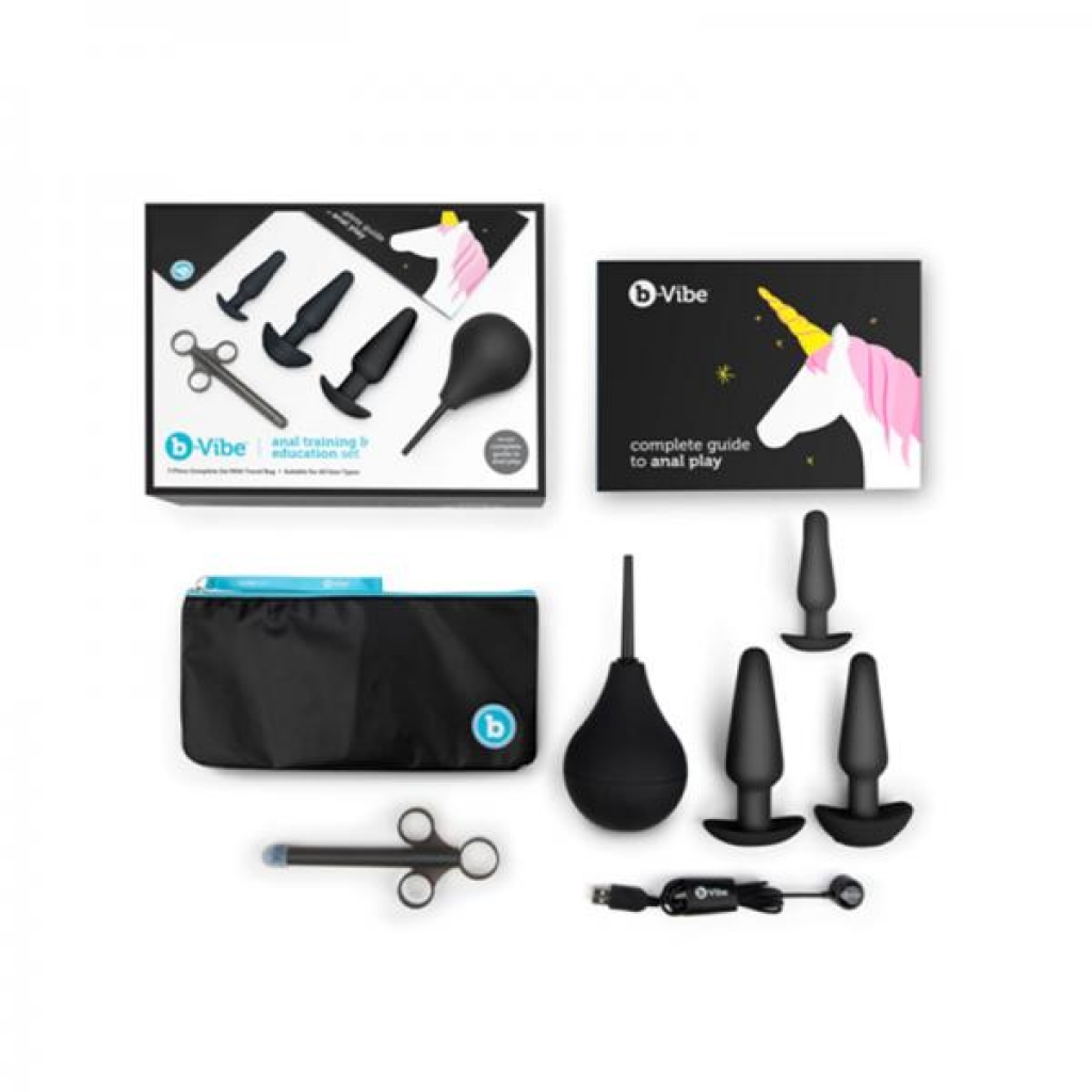 B-vibe Anal Training&education Set 7pc Black - B-vibe