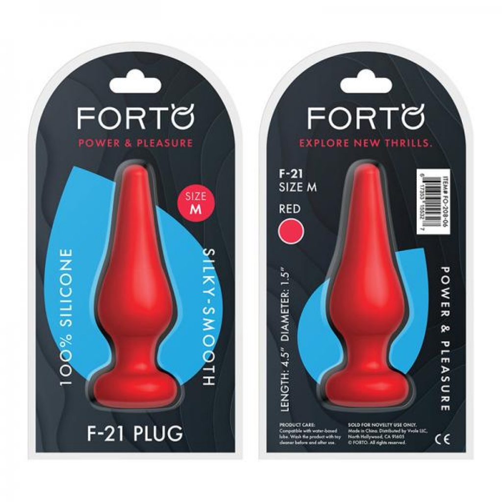 Forto F-21: Tear Drop Medium Red - Forto