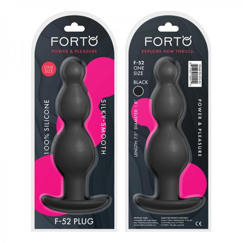 Forto F-52: Cone Beads Black - Forto