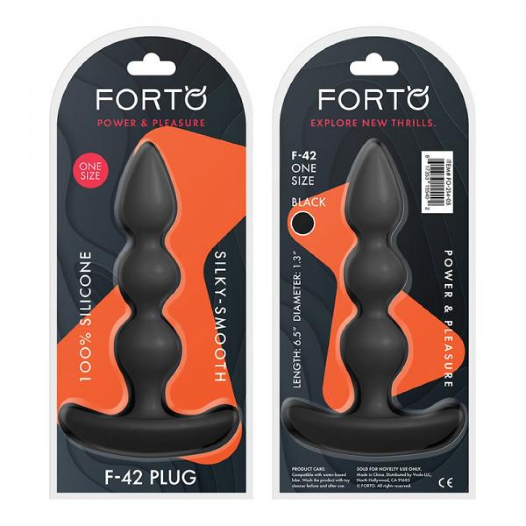 Forto F-42: Spiral Beads Black - Forto