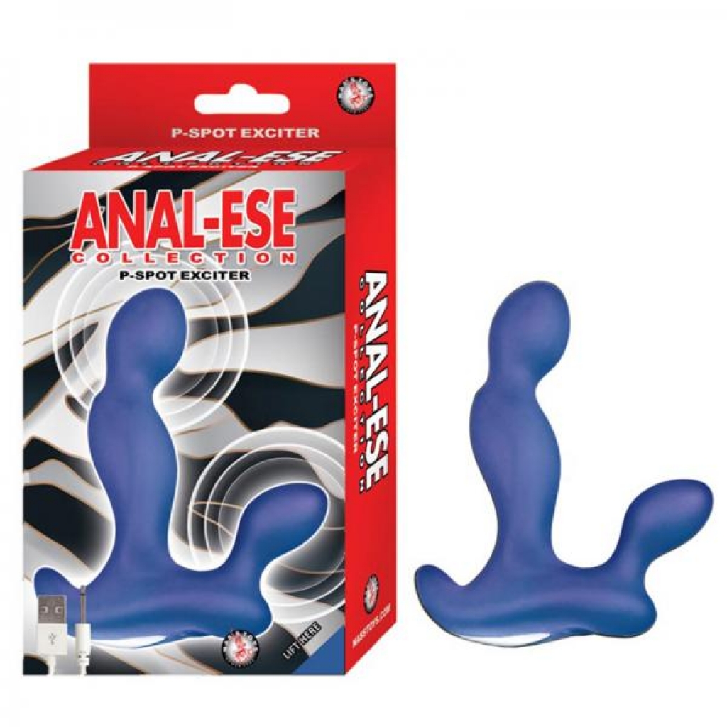 Anal-ese P-Spot Exciter - Blue