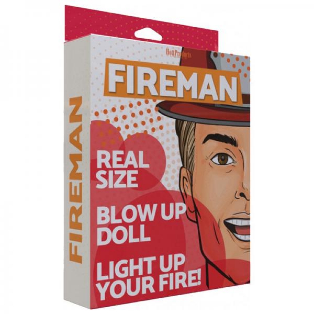 Fireman - Inflatable Party Doll - Hott Products