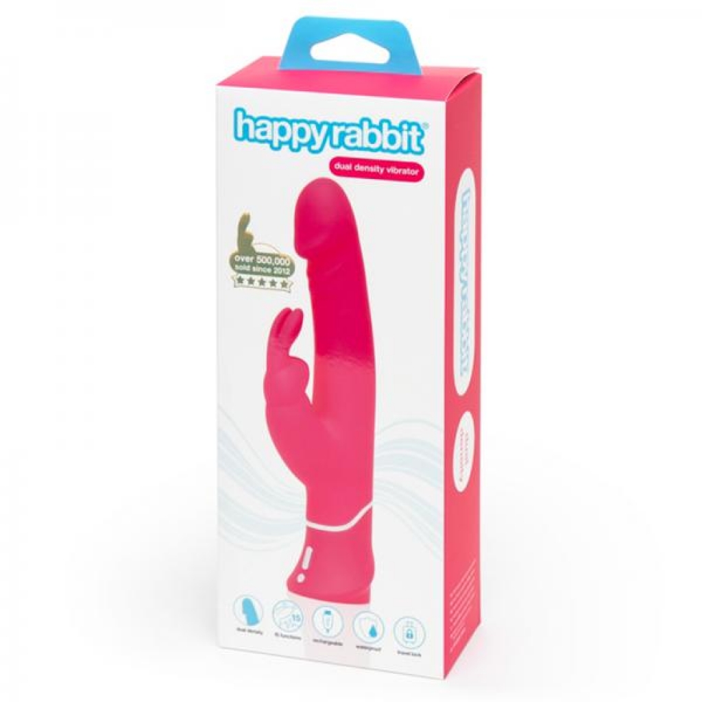 Happy Rabbit Dual Density Vibrator - Pink