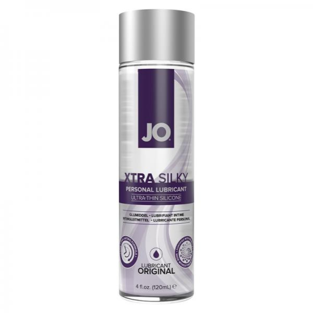 JO Xtra Silky Silicone Personal Lubricant - 4 Oz.