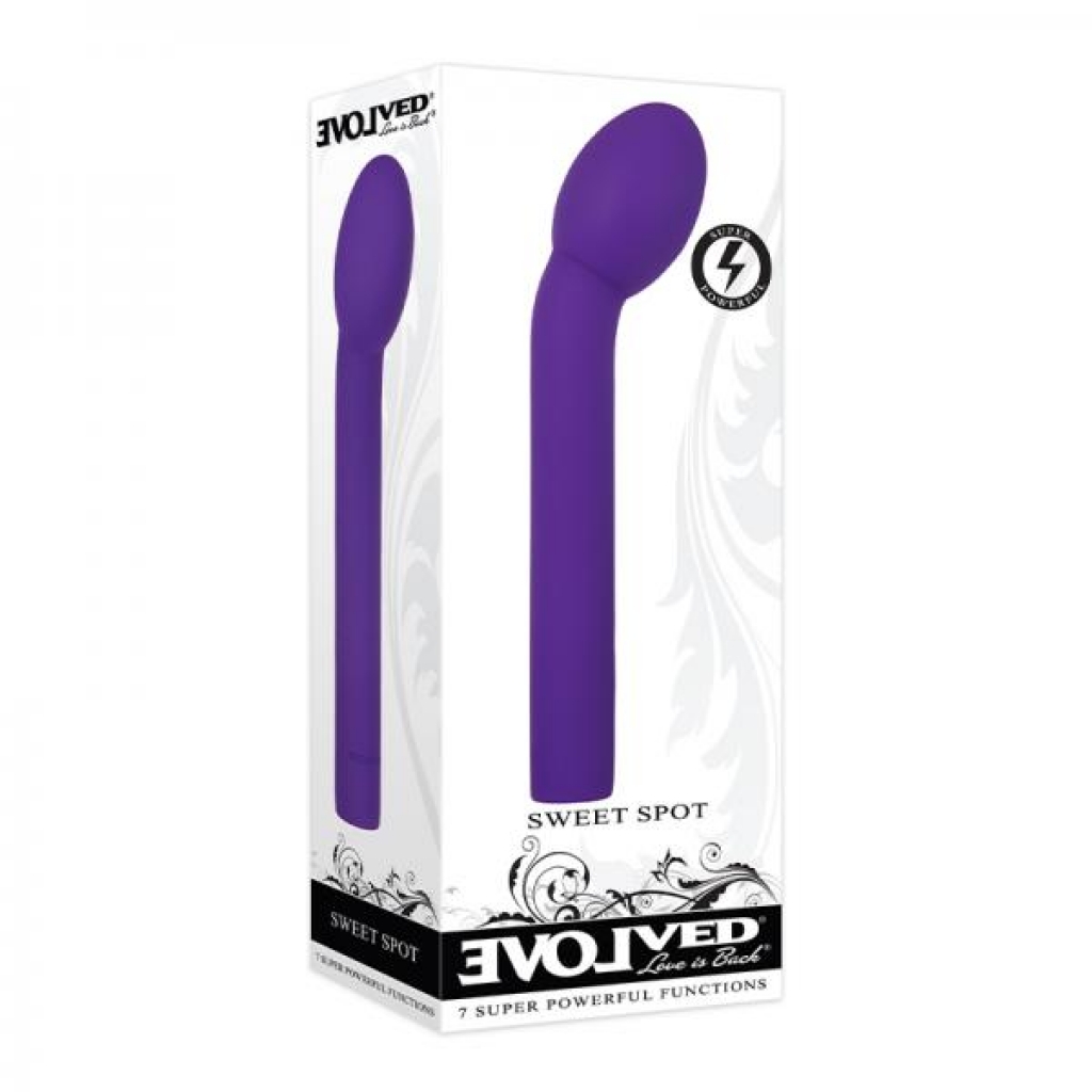 Evolved Sweet Spot Rechargeable Silicone Purple - Evolved