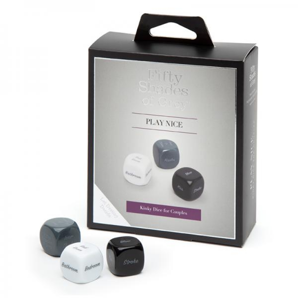 Fifty Shades Of Grey Play Nice Kinky Dice - Lovehoney