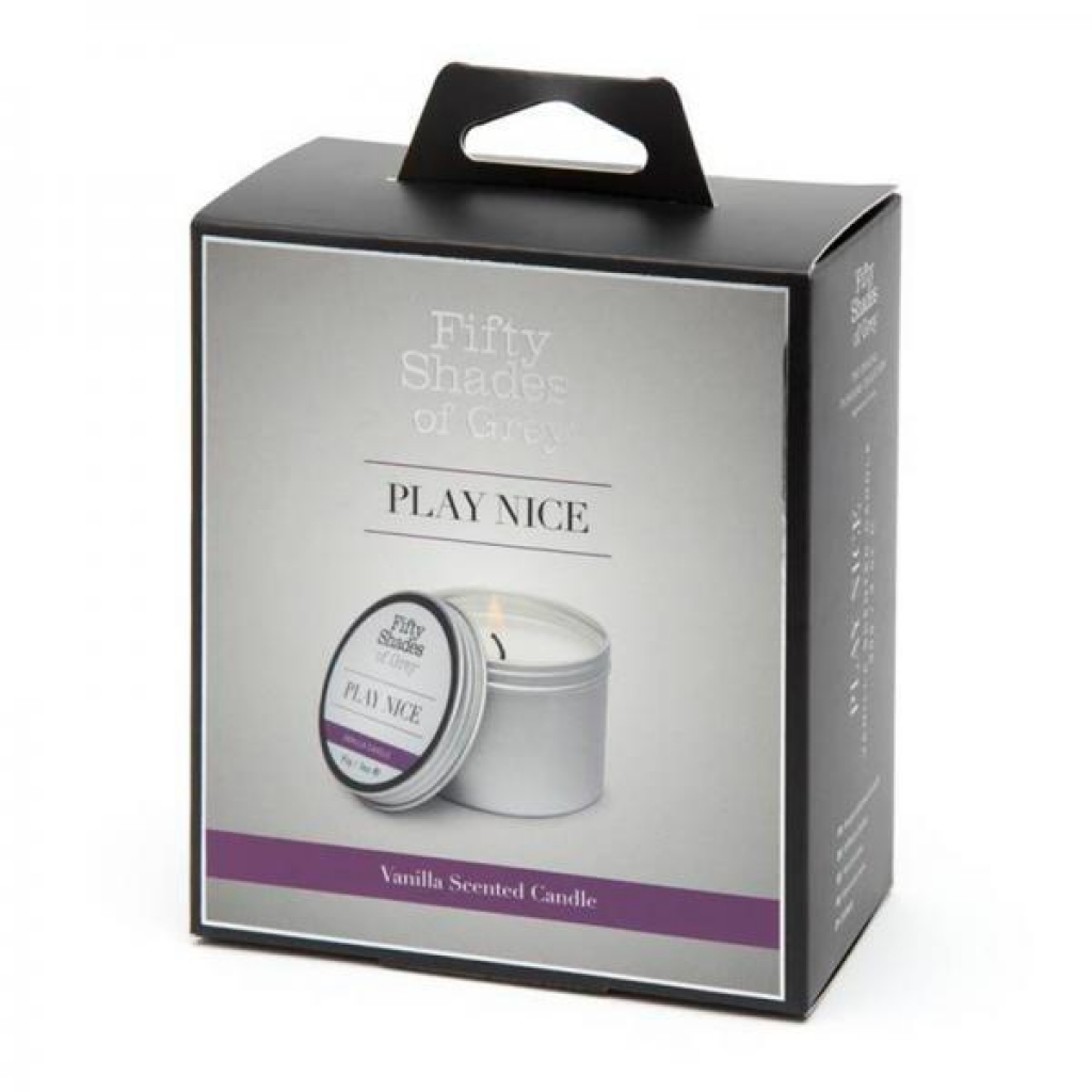 Fifty Shades Of Grey Play Nice Vanilla Candle 90 G - Lovehoney