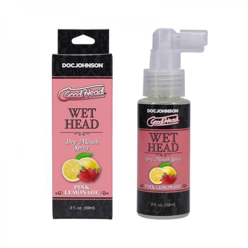 Goodhead Wet Head Dry Mouth Spray Pink Lemonade 2 Fl. Oz. - Doc Johnson