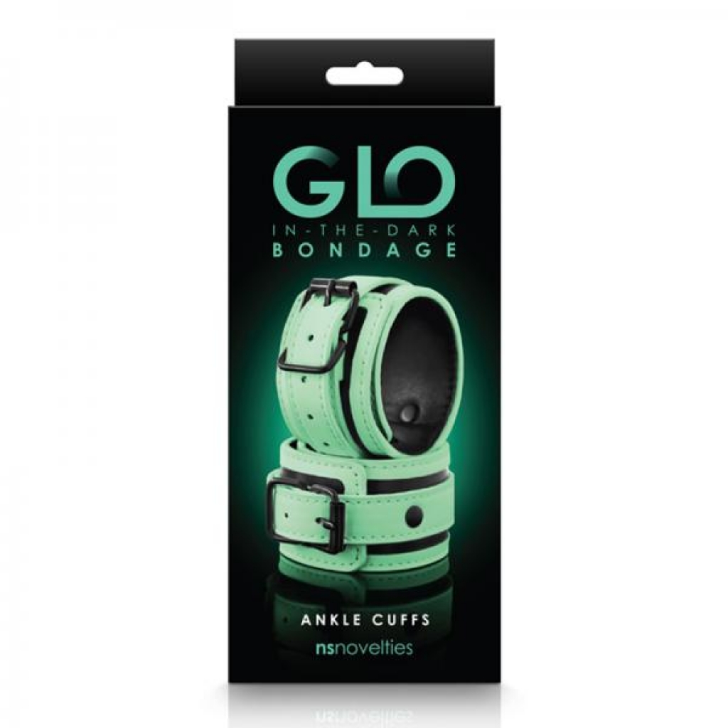 Glo Bondage Ankle Cuff Green - Ns Novelties